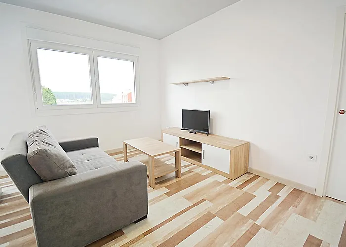 De Playa En El Centro De * O Grove